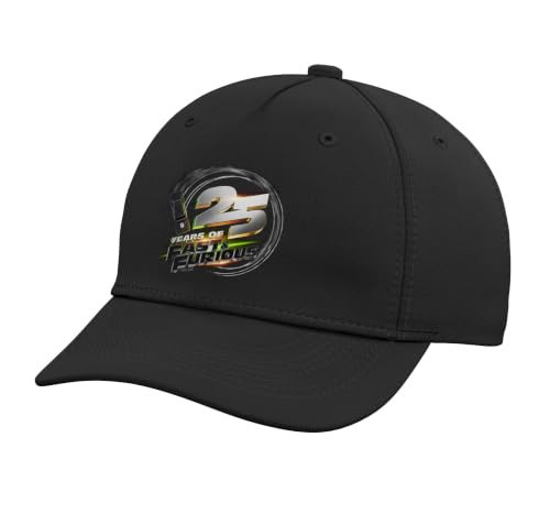 Fast & Furious 25th Anniversary Metallic Emblem Adjustable Baseball Hat | Amazon (US)