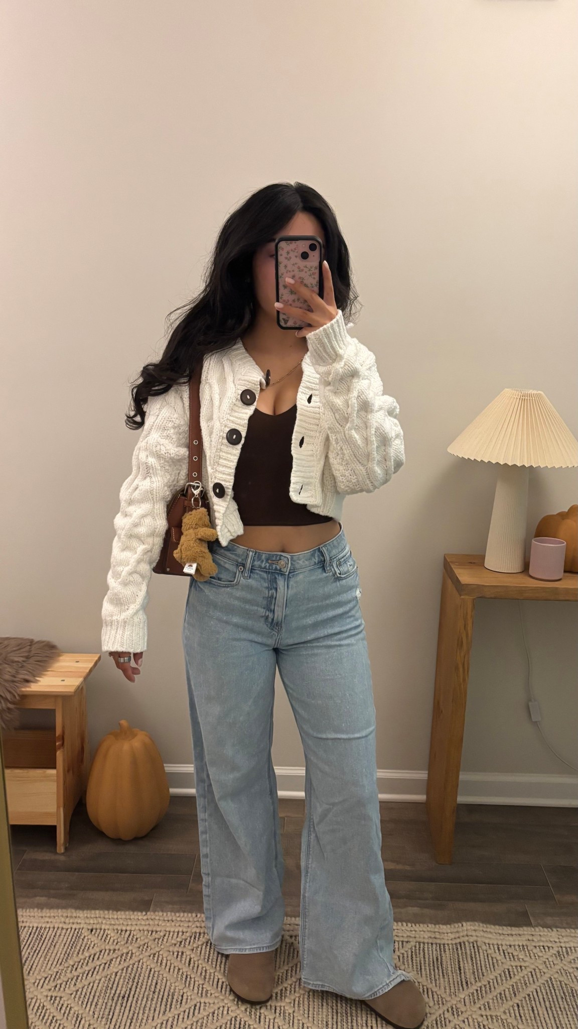 Dreamy drape super high rise baggy wide leg jean in color salty air 