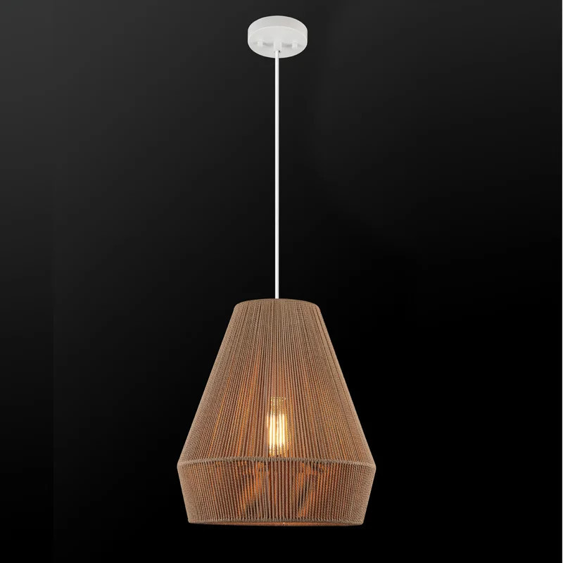 Grant 1 - Light Orange Single Pendant | Wayfair Professional