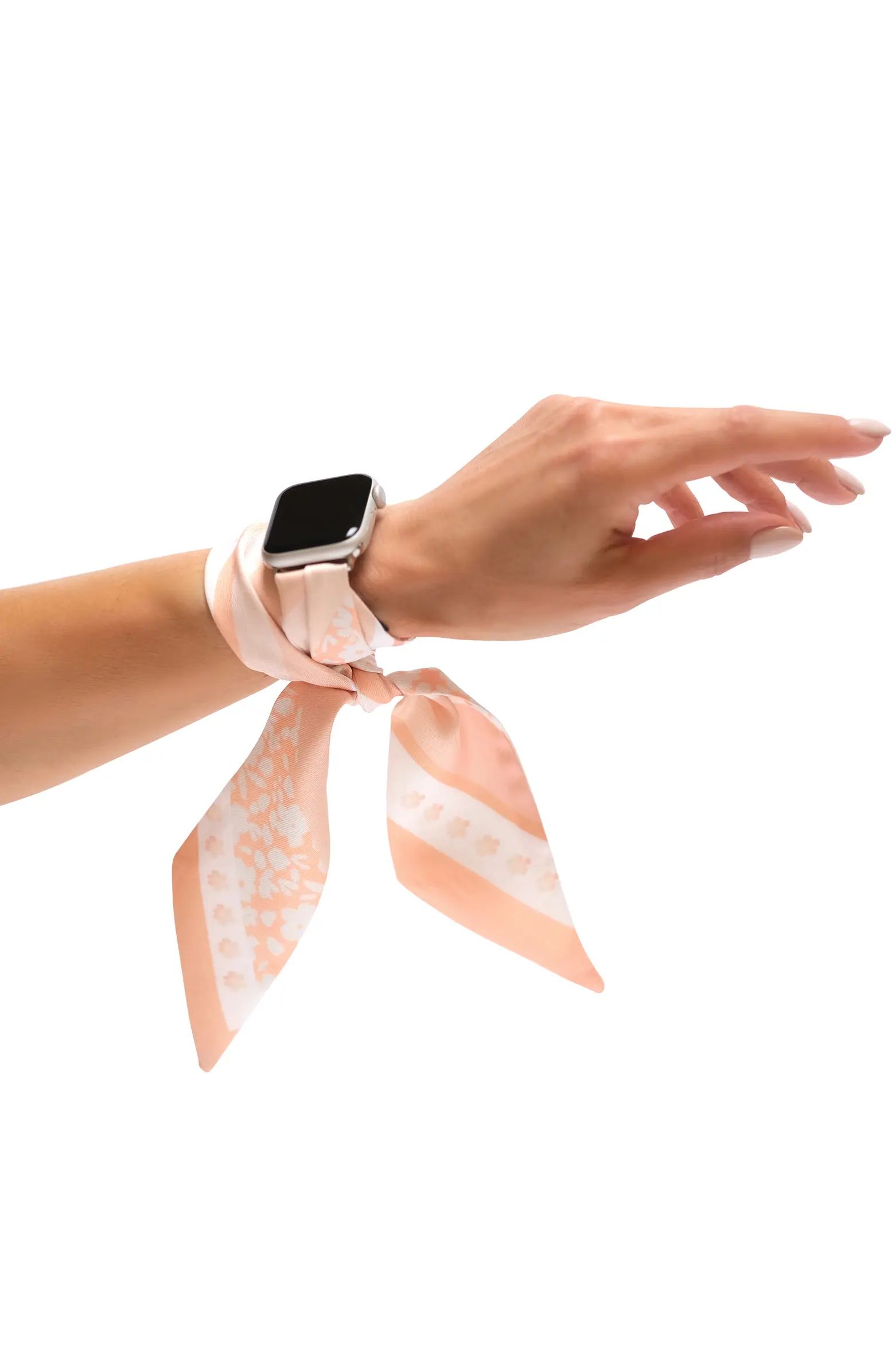 Wristpop Champagne Blossom Apple Watch® Scarf Watch Band | Nordstrom | Nordstrom