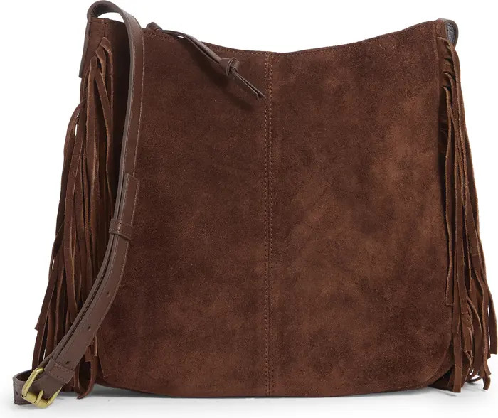 Lucky Brand Bran Nyra Suede Fringe Crossbody Bag | Nordstromrack | Nordstrom Rack