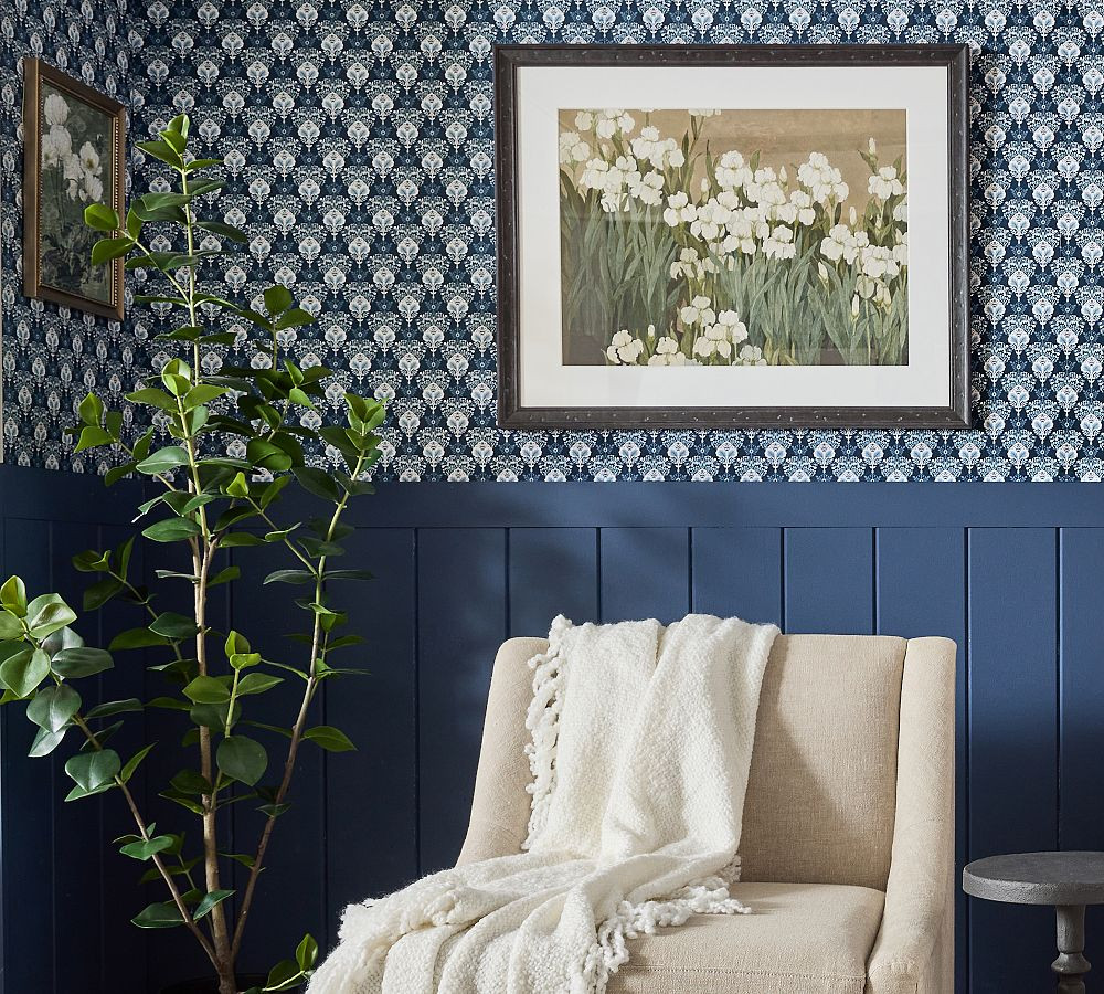 White Bearded Iris Framed Print by Carleigh Courey | Pottery Barn (US)