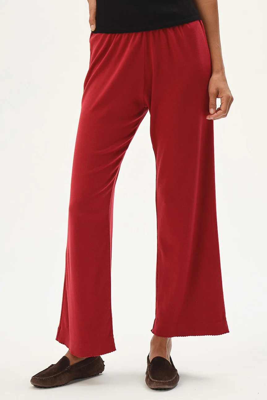 The Baby Rib Scallop Pant | DONNI.