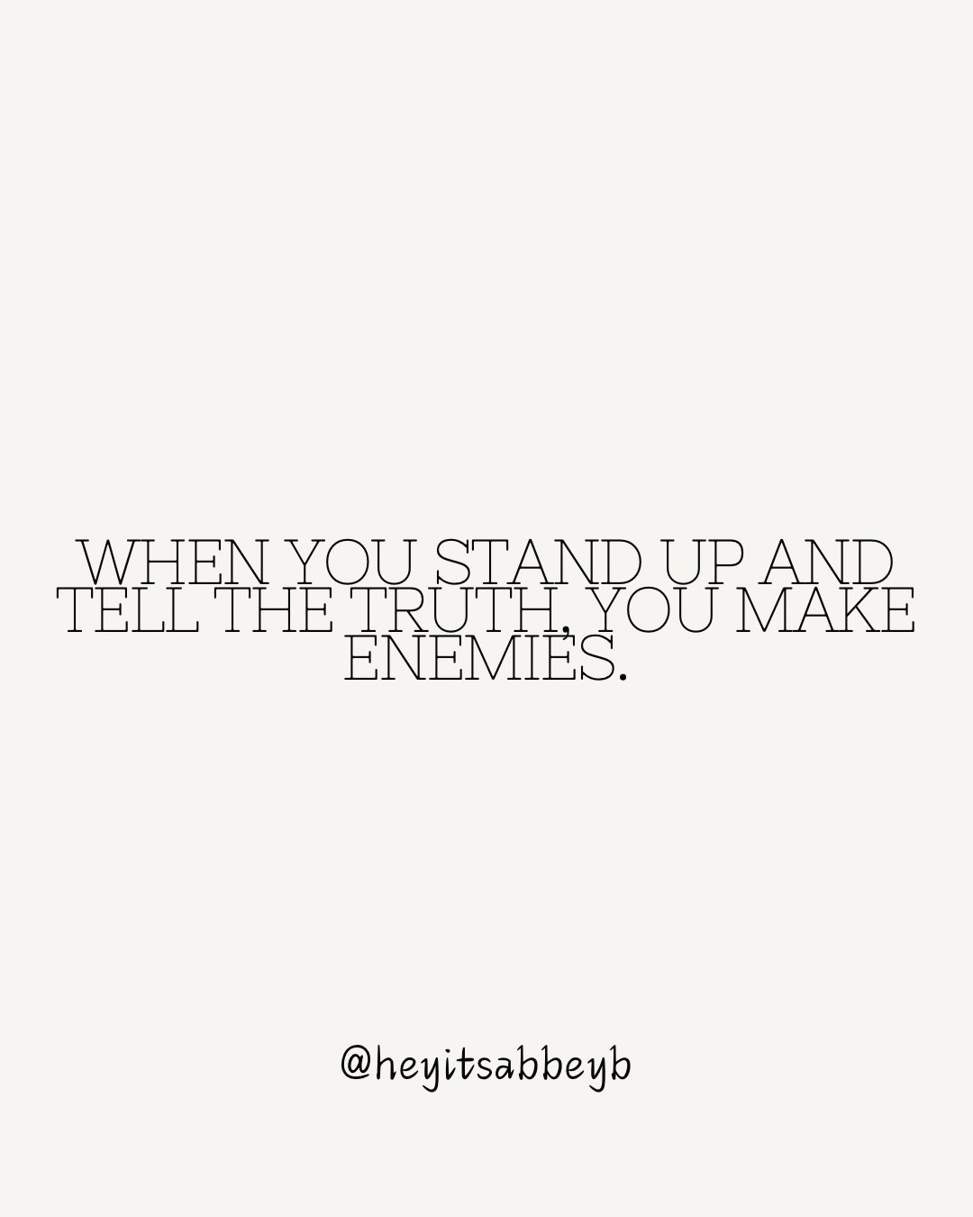 Ha, I’ve lost so many “friends” by doing this. ✌🏻 I don’t miss you. 




#quotesdaily #quotess #dailyquotesforyou #motivationalquotes #quotesdailylife #dailyquotes #quotestagram #quotesaboutlife #dailyquote #quotes #quotestoliveby #quote #quoteoftheday

#LTKmomlife #LTKU #LTKselfcare