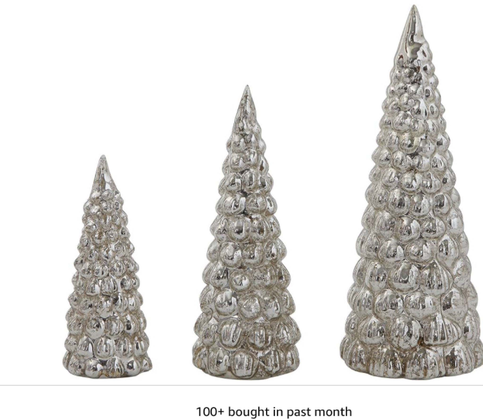 Love these #trees such good #christmasdecor and #halfoff  #silverchristmas #christmas 

#LTKsalealert #LTKHoliday #LTKSeasonal