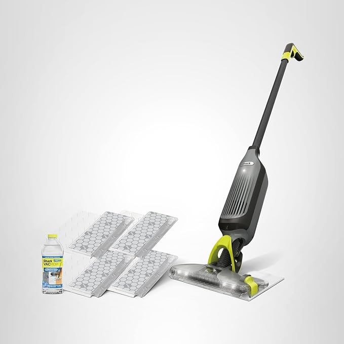 Shark VACMOP Cordless Hard Floor Cleaner, Vacuum and Spray Mop, Powerful Suction, Lightweight, LE... | Amazon (US)