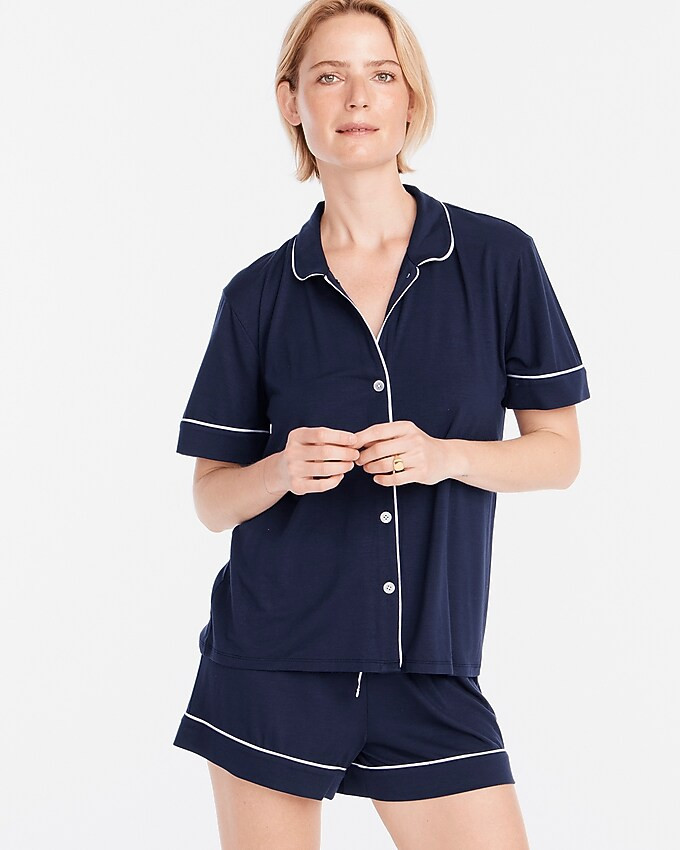 Eco dreamiest short-sleeve pajama set | J. Crew US