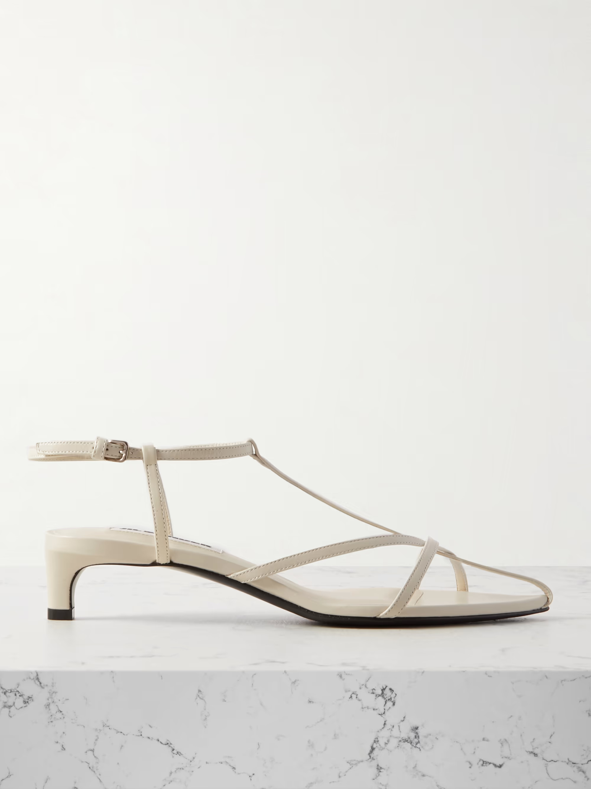 Leather slingback sandals | NET-A-PORTER (US)