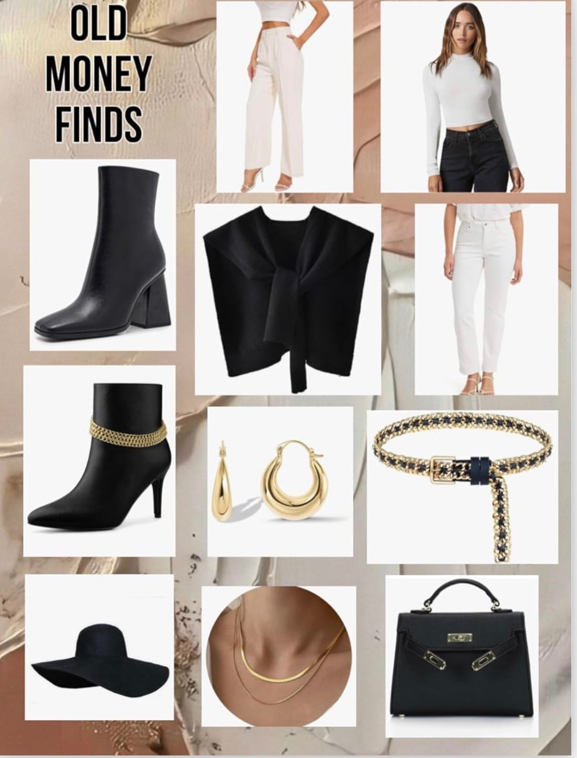 Old money inspo 🤍

Old money inspo, quiet luxury aesthetic with tailored blazers, crisp white button-downs, cashmere sweaters, pleated trousers, and linen sets. Neutral tones like beige, ivory, camel, navy, and soft gray, paired with timeless loafers, ballet flats, or leather heels. Minimal gold jewelry, structured handbags, silk scarves, slick low buns, effortless blowouts, and clean makeup. Classic, polished, understated outfits that feel elegant, timeless, and effortlessly expensive without logos ✨

#LTKU #LTKootd #LTKgrwm