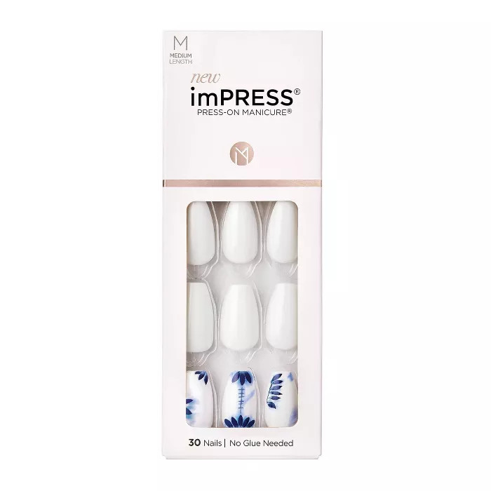 Kiss imPRESS Press-On Manicure False Nails - Tye Dye - 30ct | Target