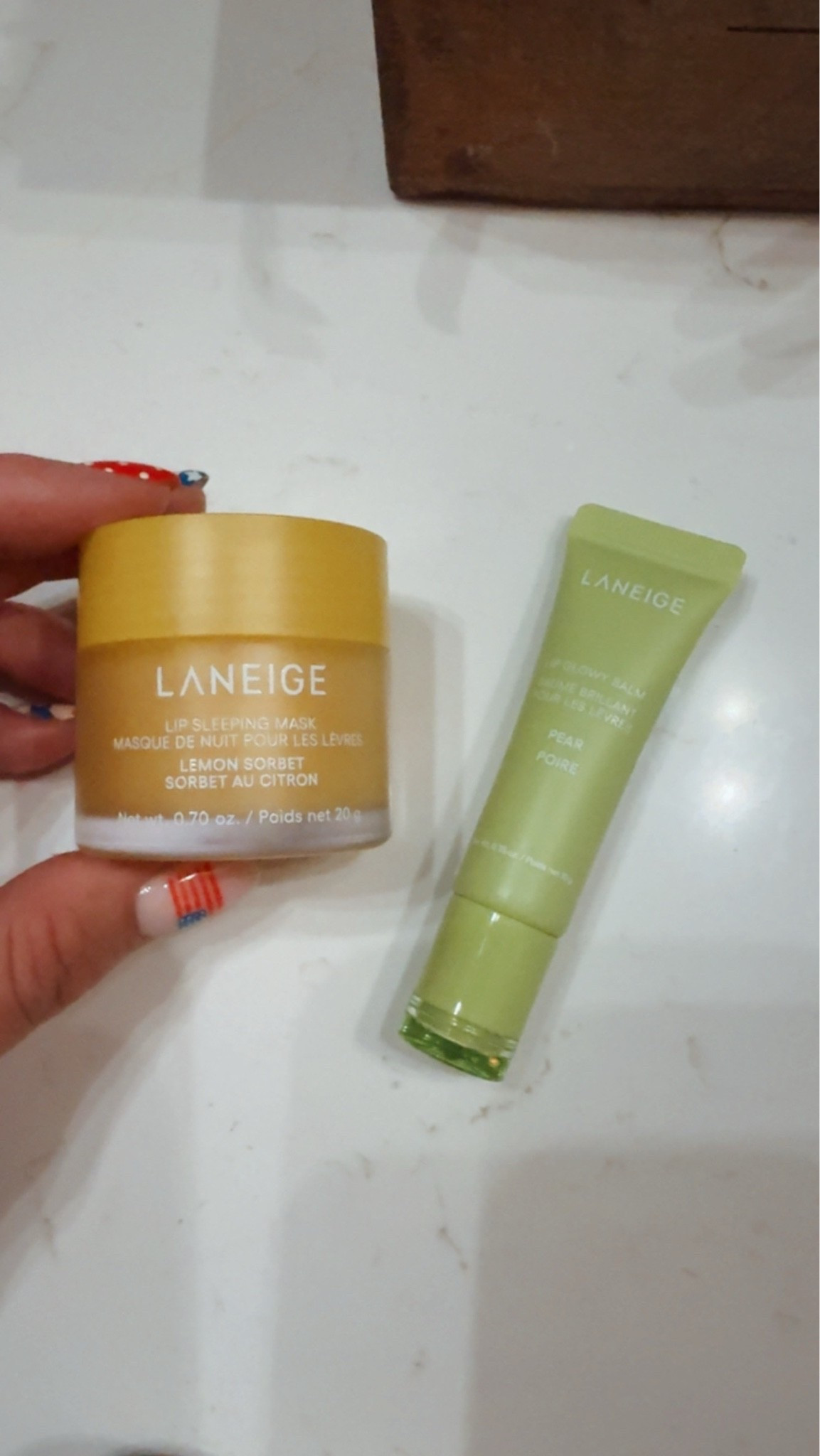 New Laneige lippies! 🍐🍋 if you guys know me, you know Laneige is my go to! Lemon is fabulous! I’ve had pear before and it’s one of my FAVS!

#LTKgrwm #LTKHome #LTKmomlife