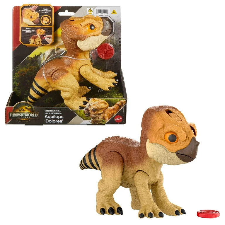 Jurassic World Rebirth Primal Protector Aquilops Dolores Interactive Dinosaur Toy, Attack & Sound... | Walmart (US)