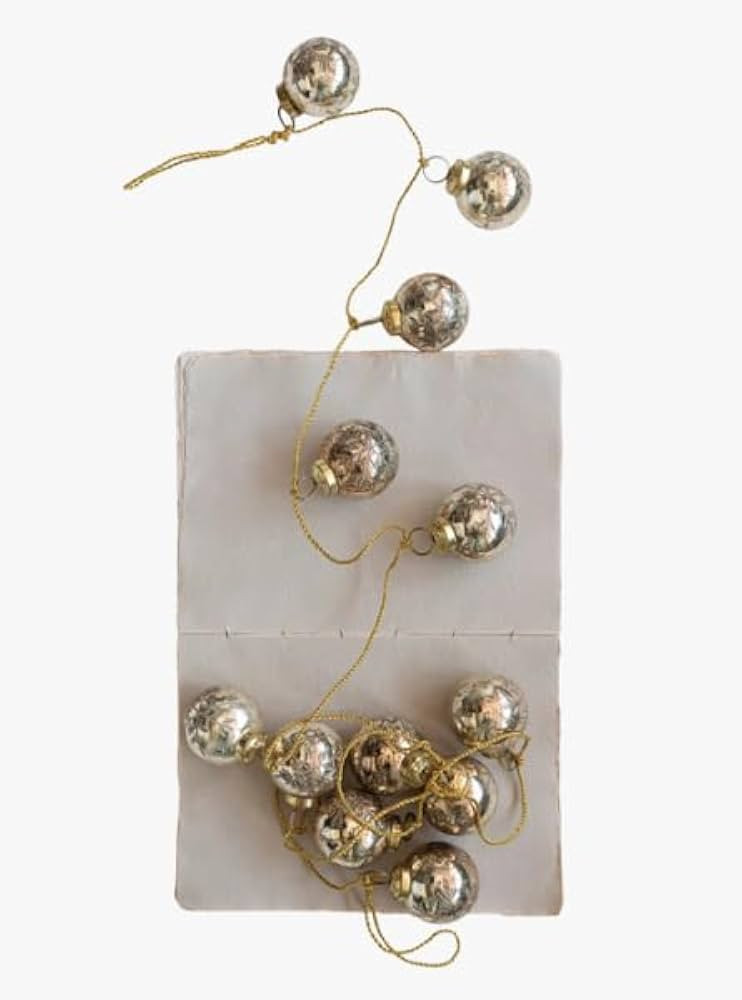 Gilded Frost Ornament Garland | Amazon (US)