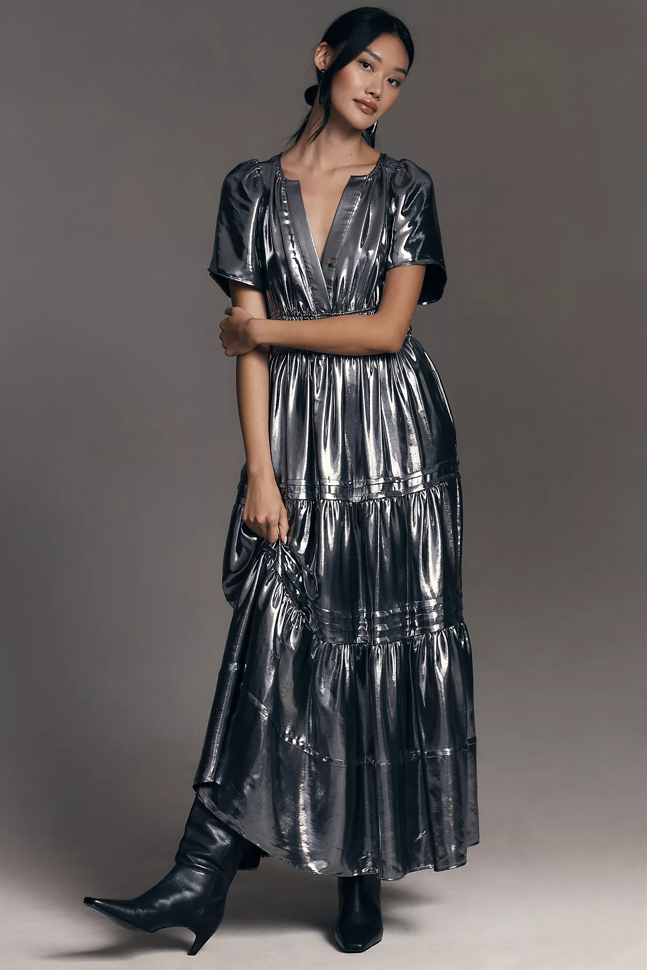 The Somerset Maxi Dress: Metallic Edition | Anthropologie (US)
