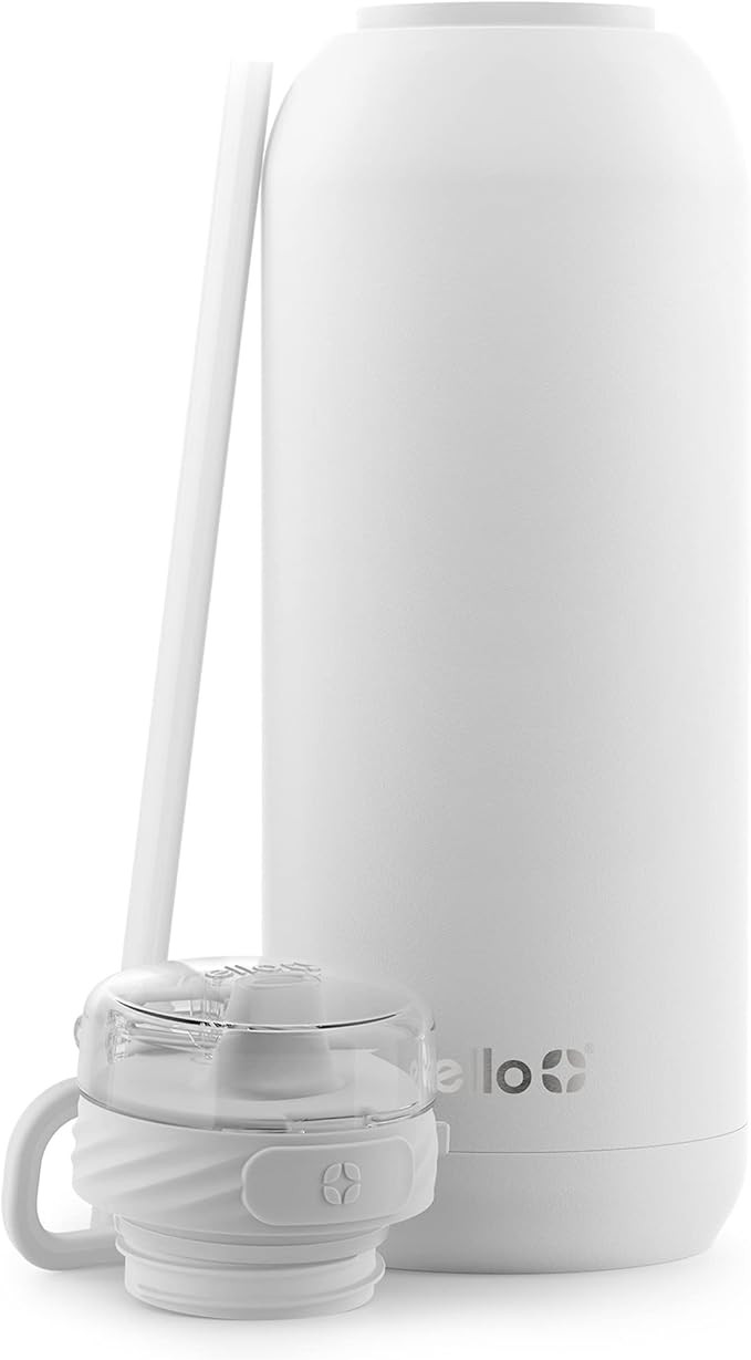 Ello Cooper Stainless Steel Water Bottle with Straw and Carry Handle, Double Walled and Vacuum In... | Amazon (US)