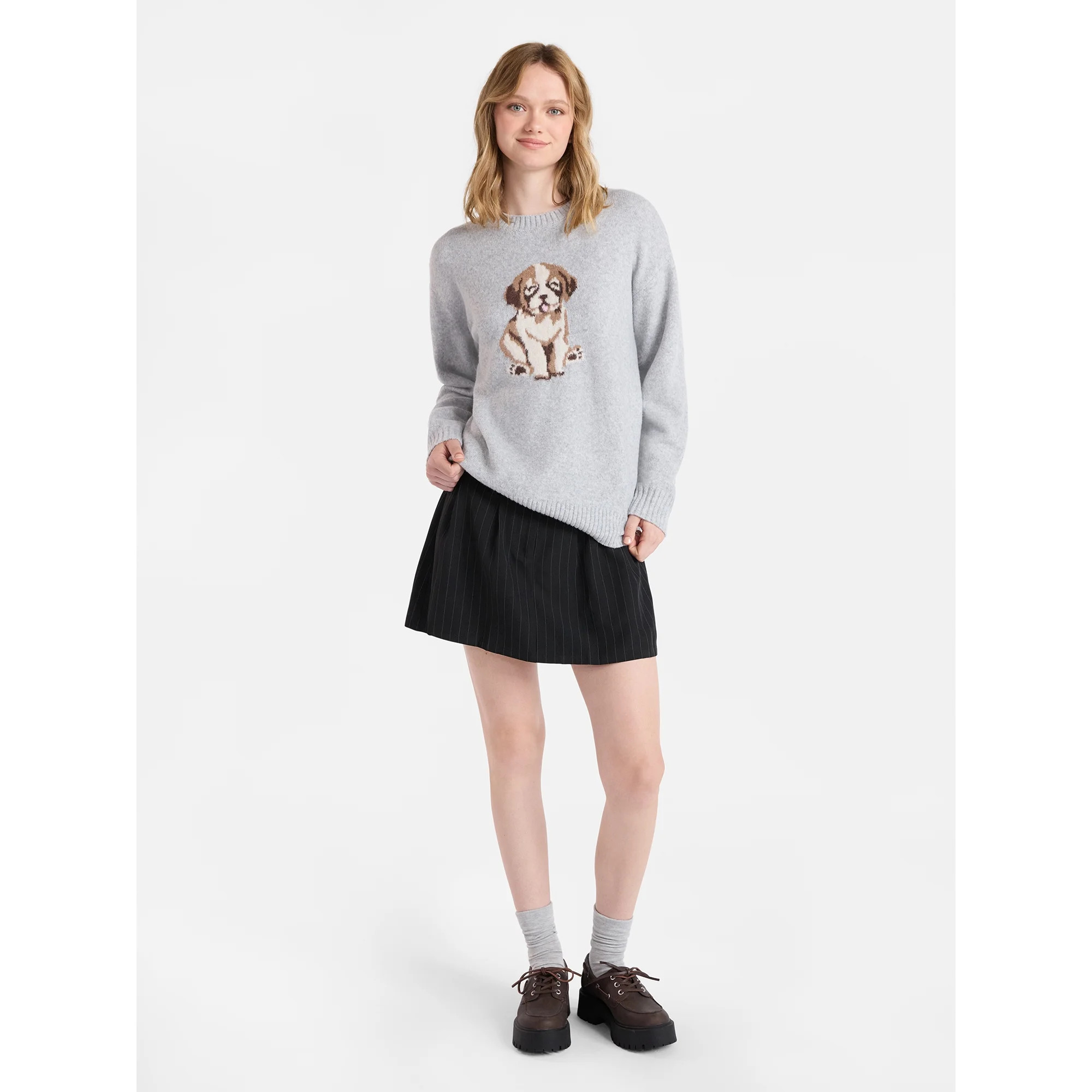 No Boundaries Fashion Icon Sweater, Midweight, Women's | Walmart (US)