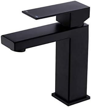 KES Black Bathroom Faucet Single Handle Type Stainless Steel Faucet Lavatory cUPC Certified Vanit... | Amazon (US)