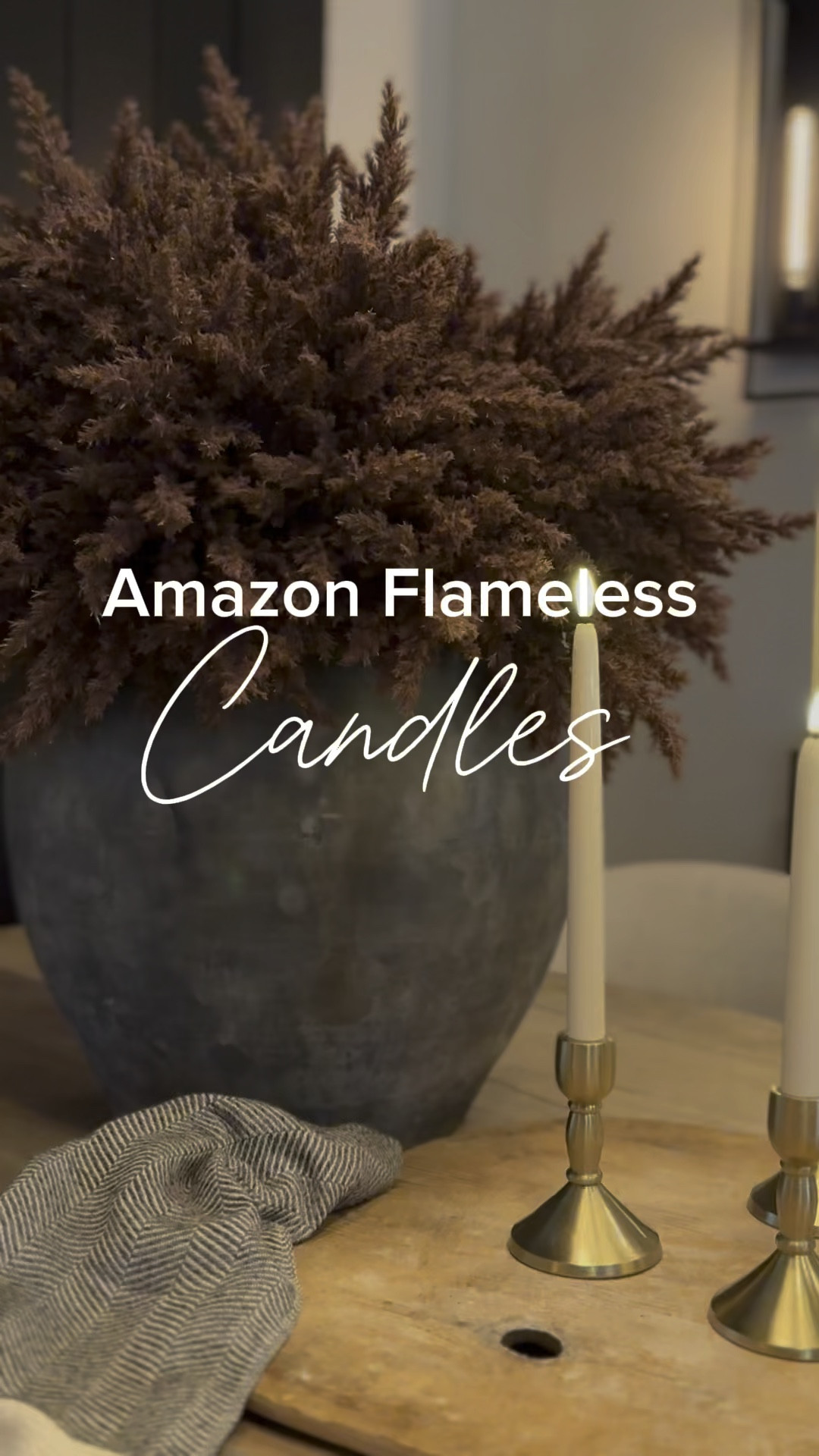 I love these flameless taper candles. Sprinkle them throughout your home to bring a cozy ambiance glow. ⭐️ 

#affordablehomedecor #decoronabudget #homeaccesories #homedecortips #flamelesscandles #tapercsndlesticks #wirelesscandles #decorideasforyourhome #cozyhomes #luxuriousbedroom #amazonhomedecor #cozydecor 

#LTKHome #LTKFindsUnder100 #LTKFindsUnder50