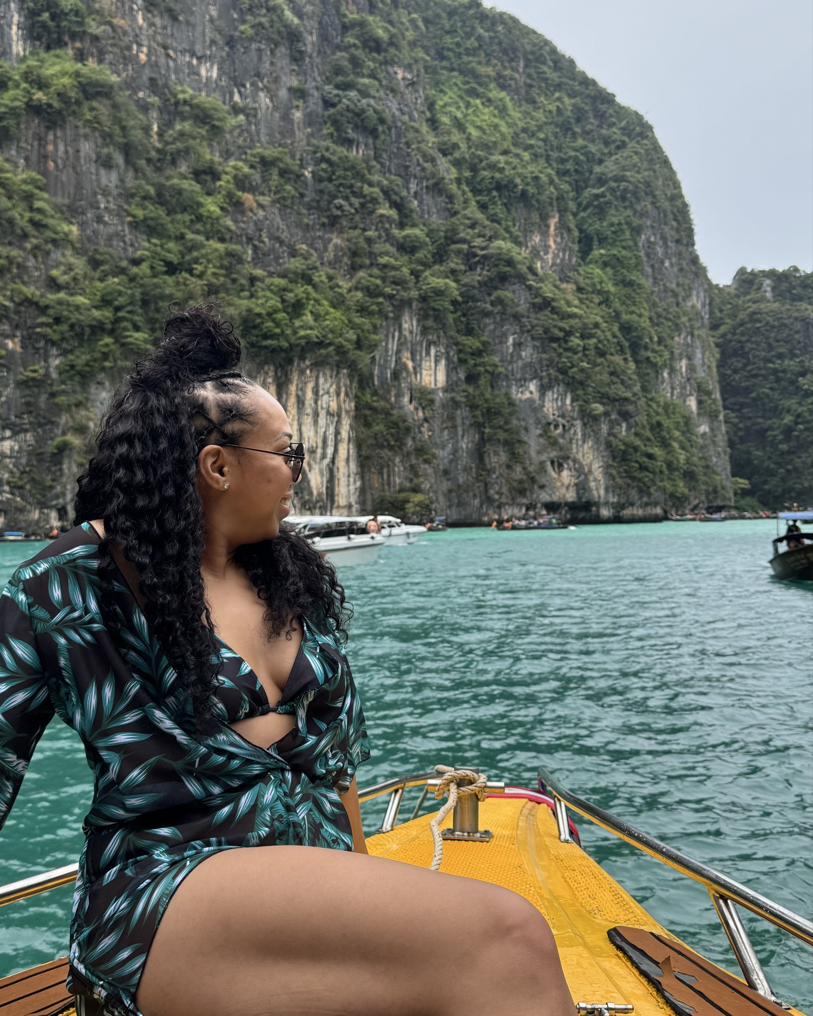 Visiting Maya Bay while in Thailand was absolutely beautiful! I love three piece bathing suits outfits that way I can cover it up and still be in style! #travel #bathingsuits

#LTKTravel #LTKSwim #LTKMostLoved