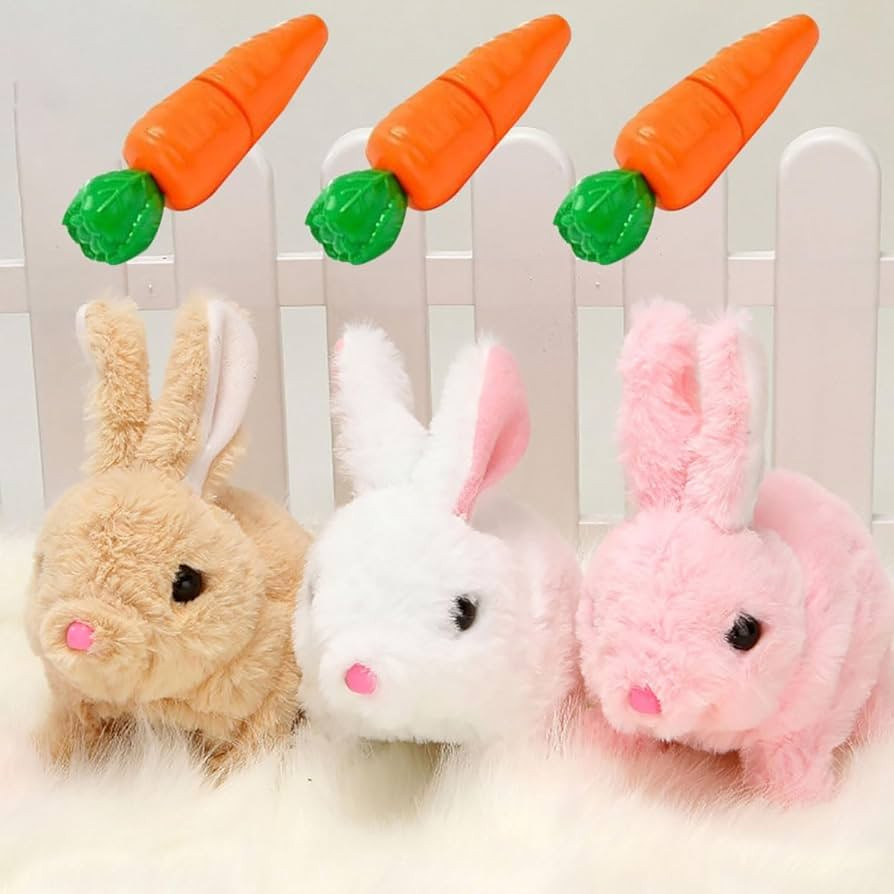 Bunny Toys Interactive Electronic Pet Toys Bunnies Can Walk and Talk, Easter Plush Stuffed Bunny ... | Amazon (US)