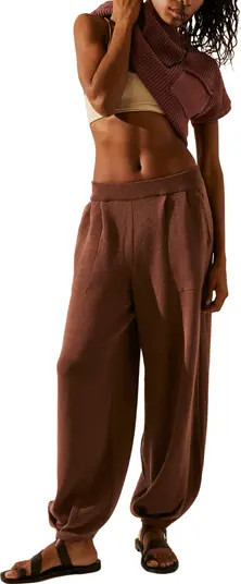 free-est Freya Short Sleeve Sweater & Pull-On Pants Set | Nordstrom