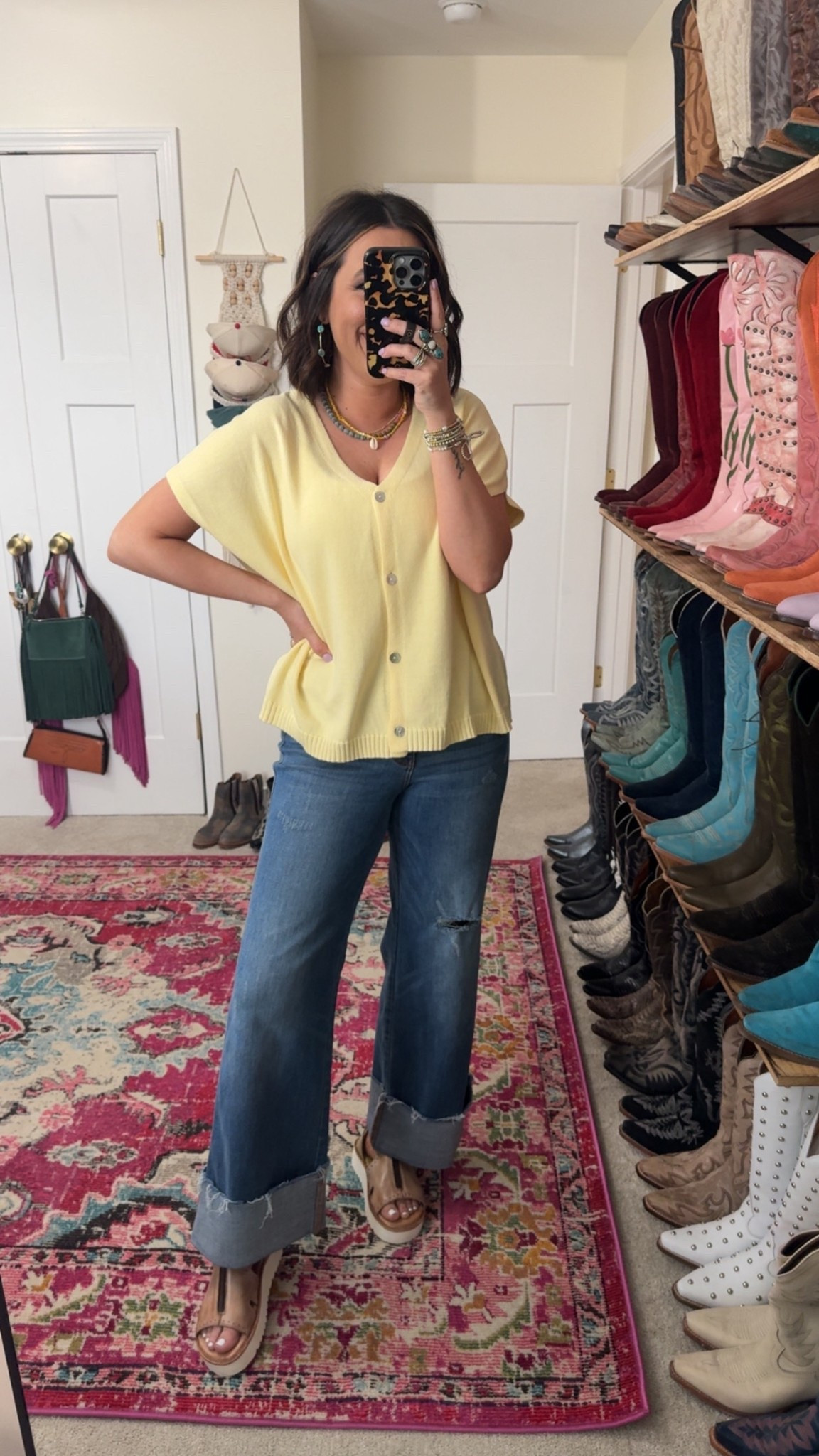 Spring outfit butter yellow sweater from Amazon in a medium 

#LTKootd #LTKgrwm #LTKdayinmylife