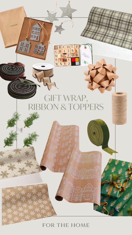 All the gift wrap I’m using this year plus a couple others I’ve had my eyes on! Thinking about getting the tin toppers and stamp set 😍 #giftwrap 

#LTKFind #LTKhome #LTKHoliday