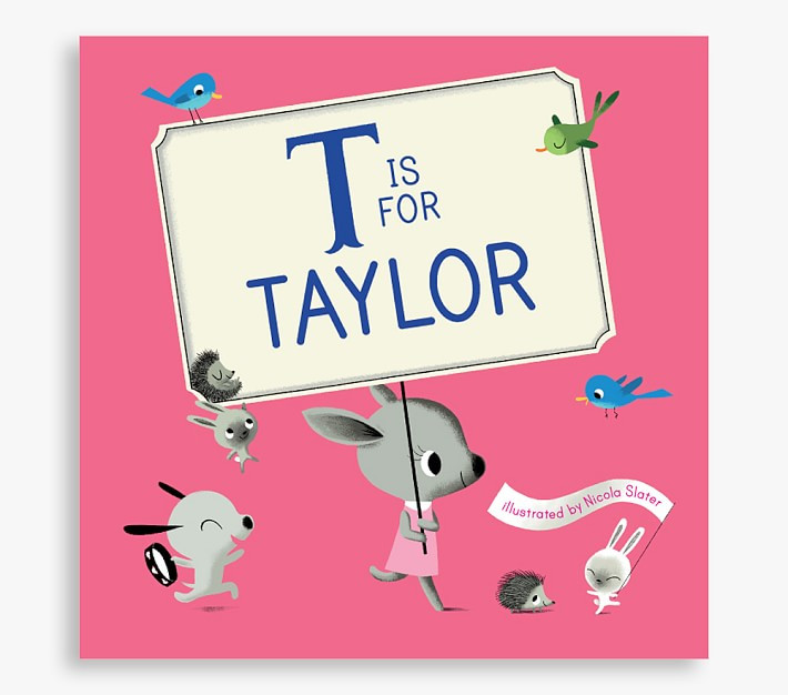 M is For Me Personalized Book, Pink Cover | Pottery Barn Kids