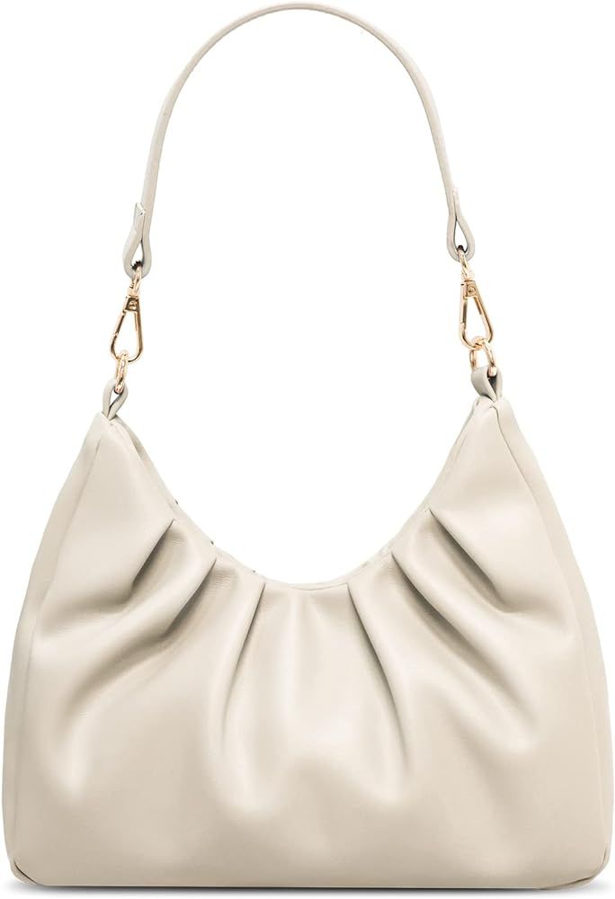 Shoulder Bags for Women, Cute Soft Small Clutch Purses,PU Leather Hobo Crossbody Tote Dumpling Bags  | Amazon (US)