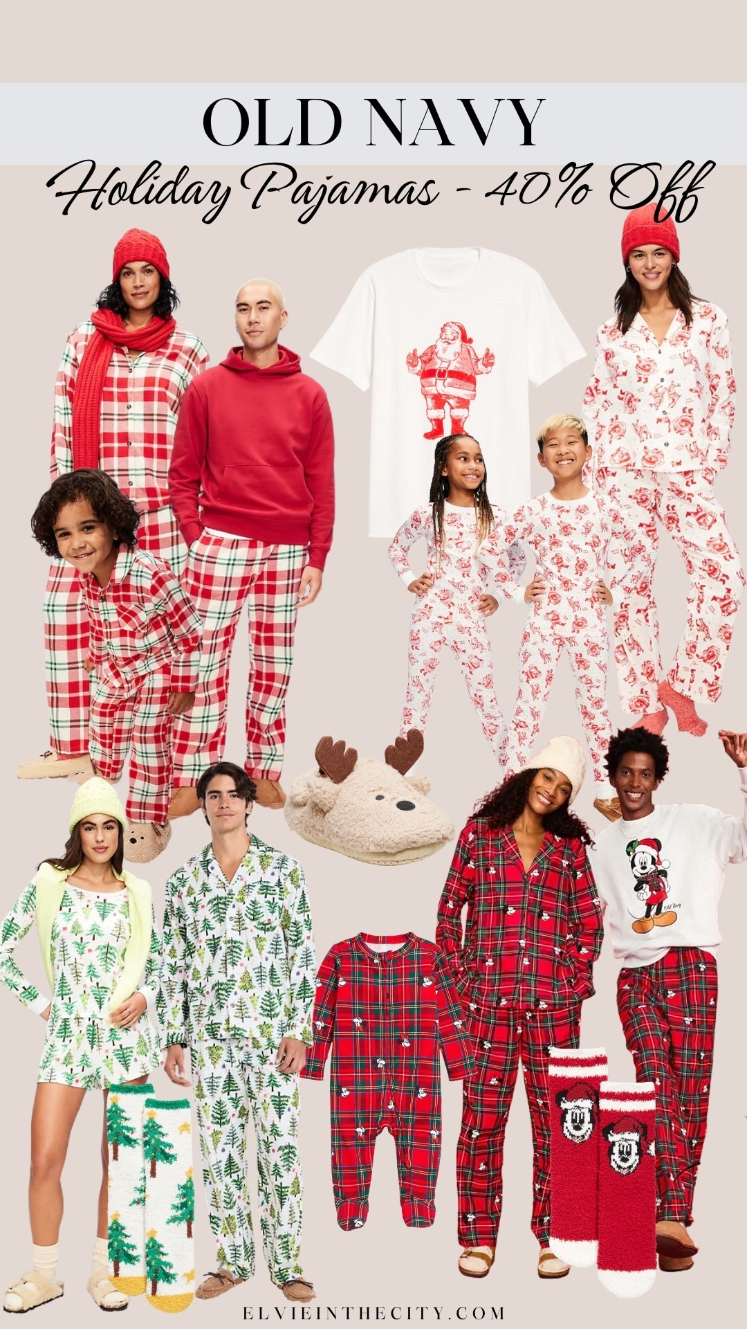 Holiday pajamas for the whole family from Old Navy - currently 40% off!

Matching pajamas, Christmas pajama, holiday pjs, family pajama, Christmas slippers, holiday socks

#LTKSeasonal #LTKHoliday #LTKFindsUnder50