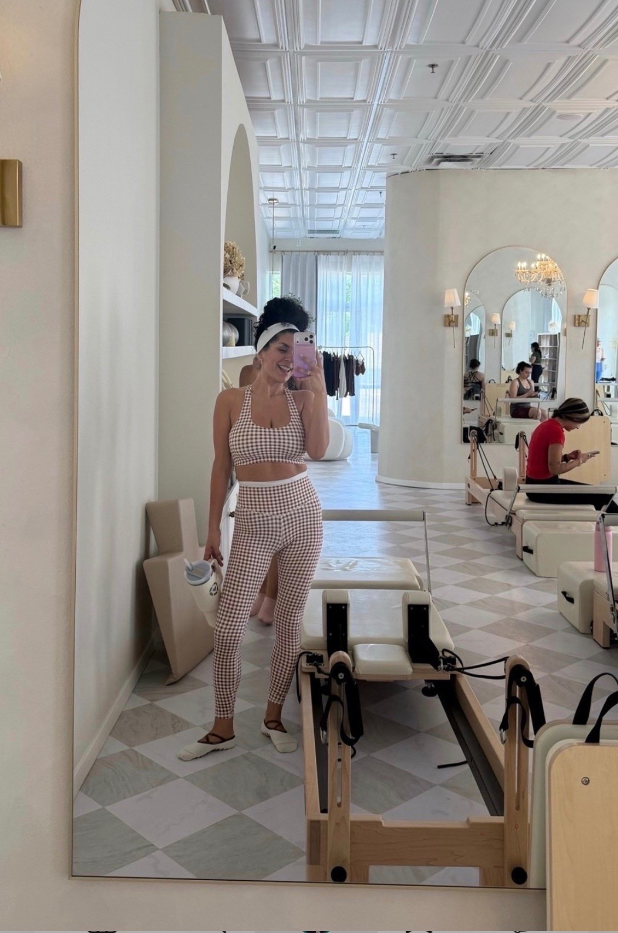 ✨Pilates girl era and I’m not looking back 🤎

Matching sets just make showing up feel a little more fun, and this gingham one is too cute not to share.

#PilatesStyle #PilatesGirl #ActivewearFinds #WorkoutSet #MatchingSet #FitnessFashion #AthleisureStyle #WellnessJourney #LTKFitness #PilatesLife

#LTKdayinmylife #LTKfitnessgoals #LTKootd