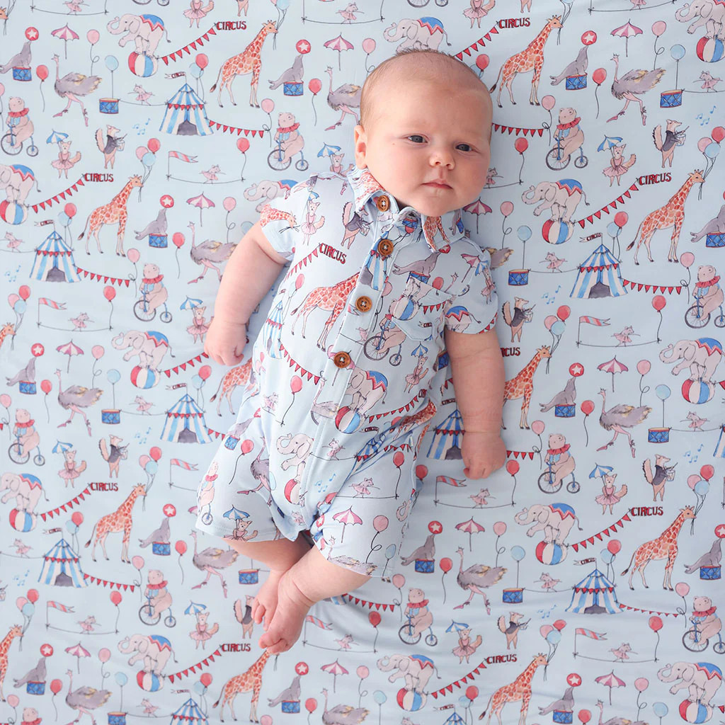 Cirque Royal Collared Henley Shortall | Posh Peanut