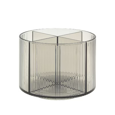 Trio Home Round Rotating 4 Compartment Cosmetic & Beauty Organizer, Brush Holder, Makeup, Jewelry, Office Accessories, Vanity Holder | Target