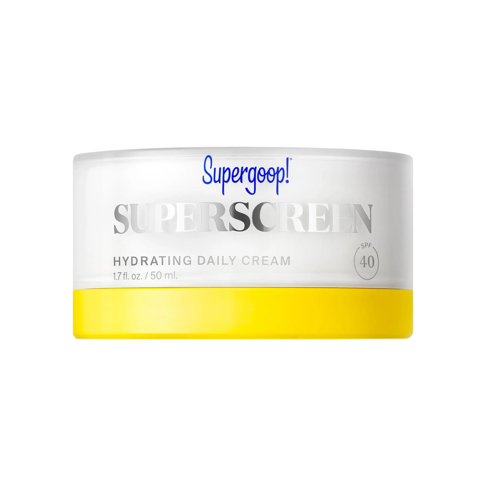 Supergoop! Superscreen Rich Hydrating Cream SPF 40 Moisturizer Face Sunscreen 1.7 oz / 50 ml | Sephora (US)