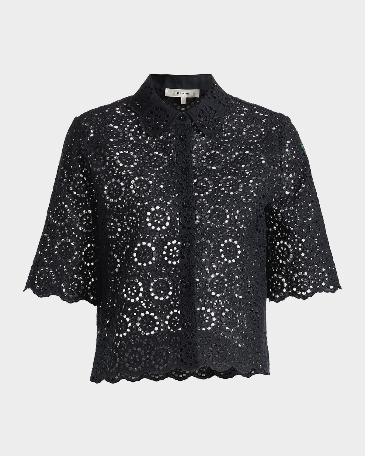 The Petal Eyelet Blouse | Neiman Marcus