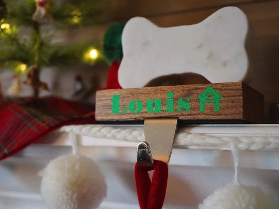 Personalized Stocking Hangers for Your Pup | Etsy | Etsy (US)