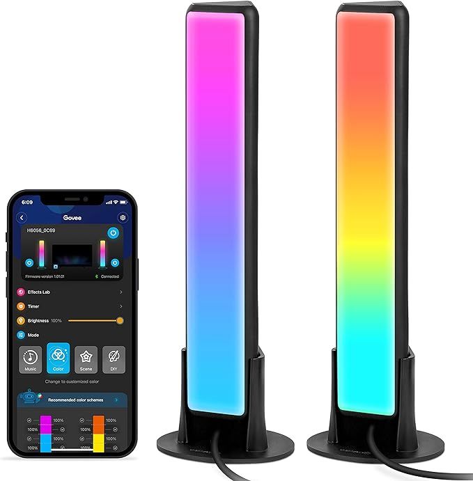 Govee Flow Plus Smart Light Bars, Work with Alexa and Google Assistant, TV Ambient Lighting, RGBI... | Amazon (US)