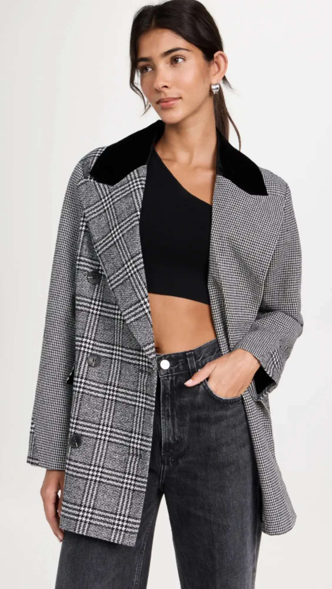 Avec Les Filles Double Breasted Blazer | Shopbop | Shopbop