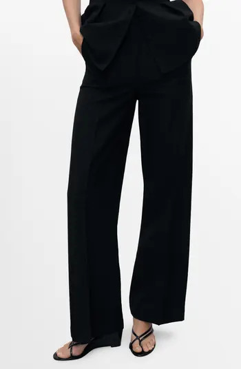 Pleated Straight Leg Pants | Nordstrom