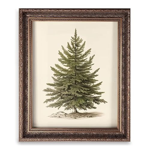 Vintage Christmas Wall Art Print, Santa Reading Book Poster, Rustic Christmas Wall Art, Christmas... | Amazon (US)