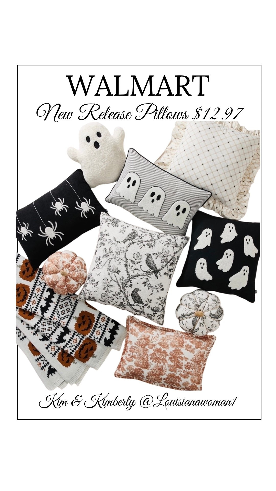 WALMART New Release Pillows $12.97! My Texas House…these will sell out fast, don’t wait!

#LTKSeasonal #LTKHome #LTKdayinmylife