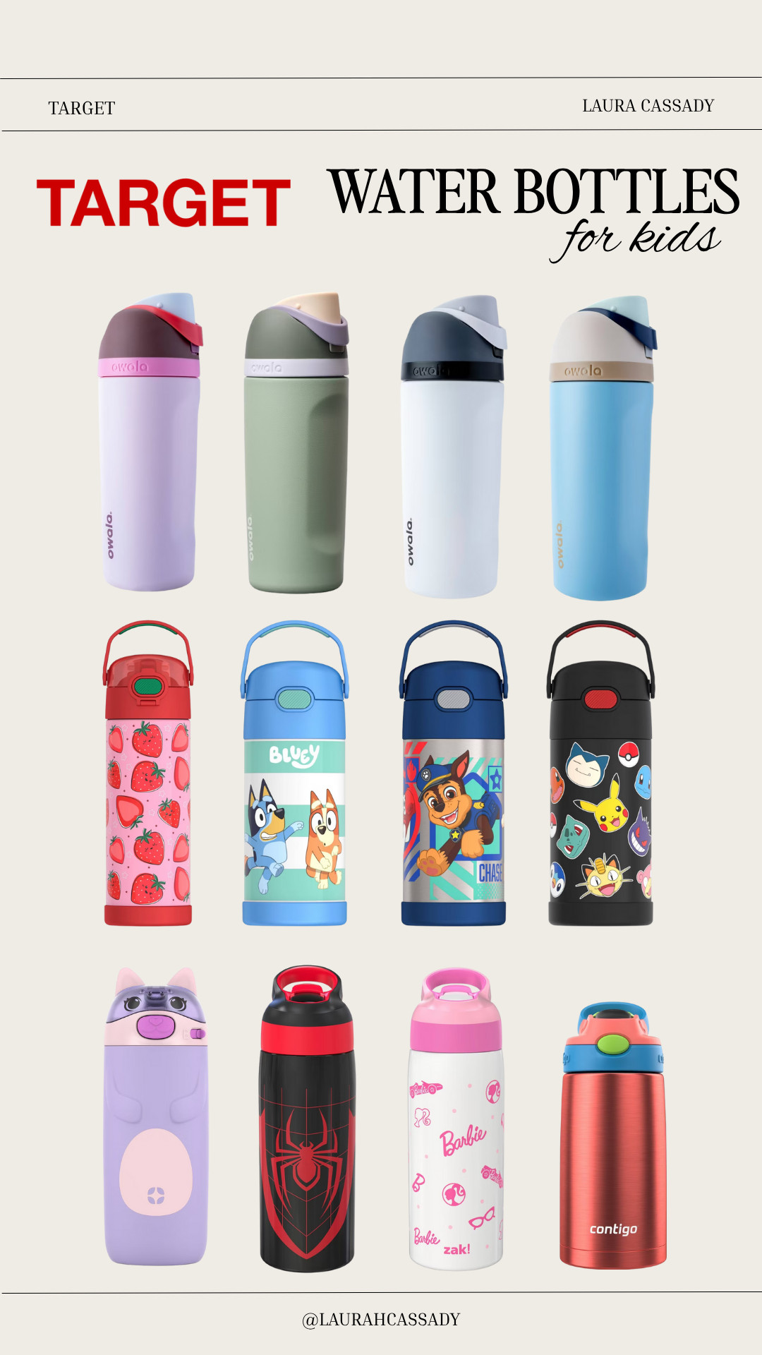 Hydration made fun! 💦 These cute and durable kids’ water bottles from Target are perfect for school, sports, and everyday adventures. BPA-free, easy to clean, and designed for little hands to hold. 

 #TargetFinds #KidsEssentials #BackToSchool #LTKKids #TargetStyle #MomFinds #KidsWaterBottle #LTKSeasonal #LTKFindsUnder50 #LTKKids