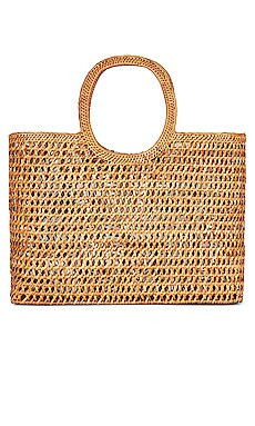 Casa Clara Tinsley Tote in Rattan from www.revolveclothing.com | Revolve Clothing (Global)