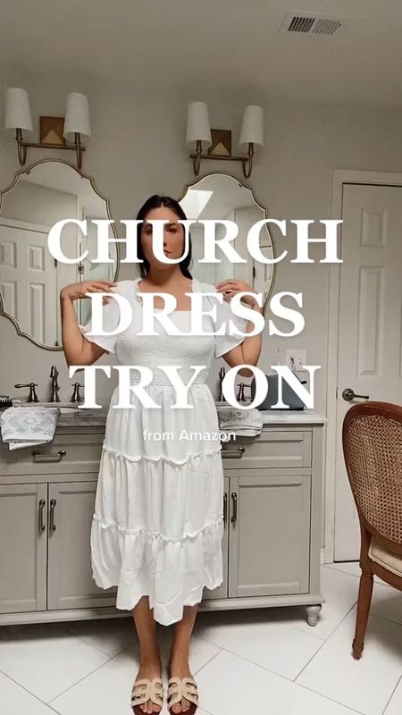 🤍🕊 White spring dresses, church dresses, affordable dresses, Amazon dress, modest fashion, modest dresses 

#LTKSeasonal #LTKstyletip #LTKunder50