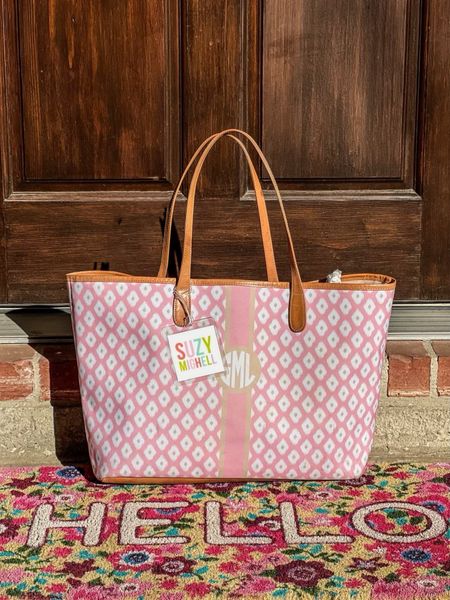 Three of my favorites for spring! 🌸
1. My spring doormat -
This one will take me through summer and it was under $23.
2. This custom travel tote is such great quality and I love the leather trim! 
3. My custom luggage tag!
Design your own by clicking through below!

#LTKSeasonal #LTKhome #LTKtravel