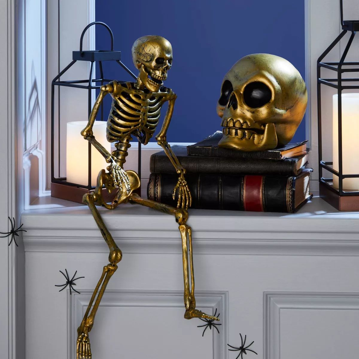 24" Gold Halloween Posable Skeleton - Hyde & EEK! Boutique™ | Target