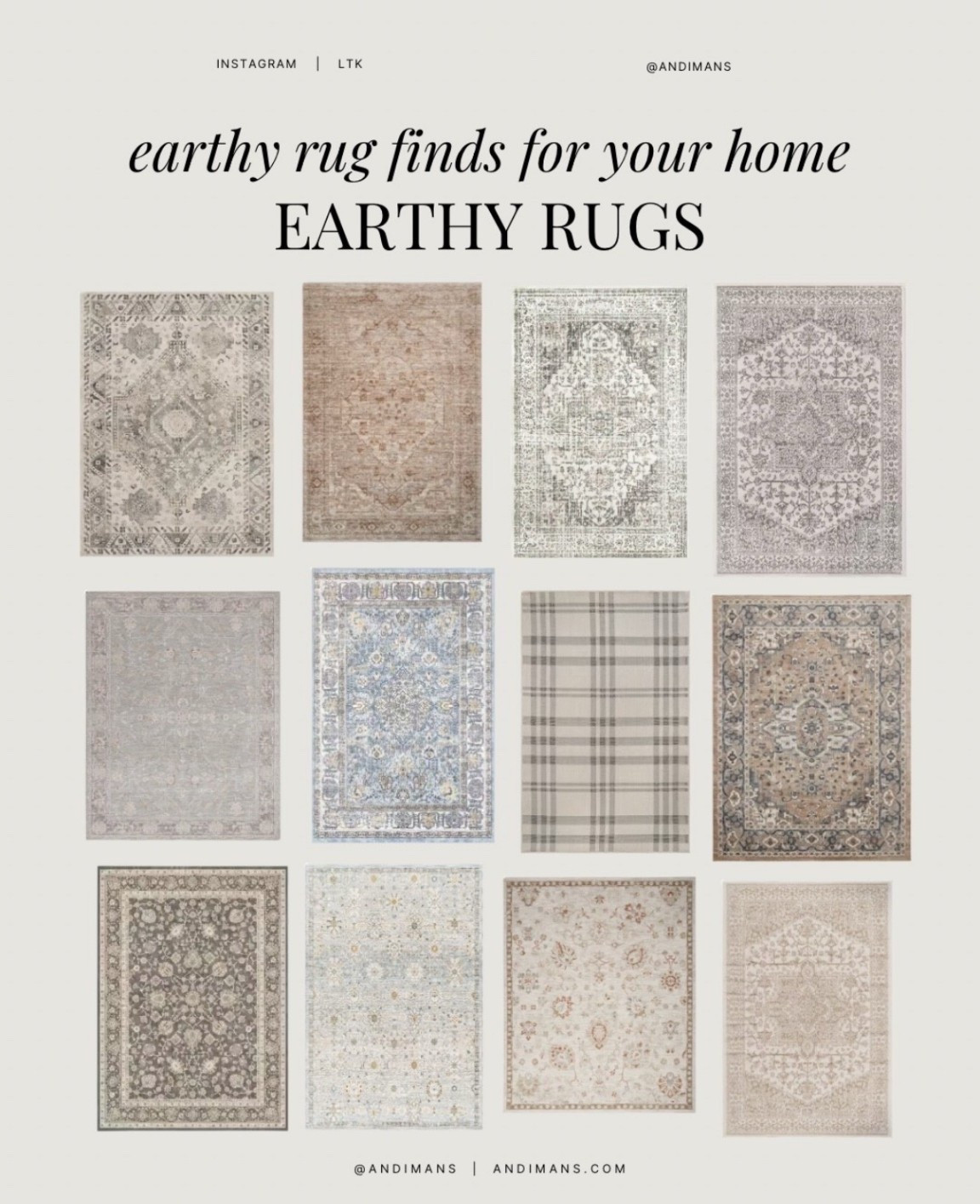 A selection of some of my favorite earthly rug finds with a variety of price points!

#LTKSeasonal #LTKHome