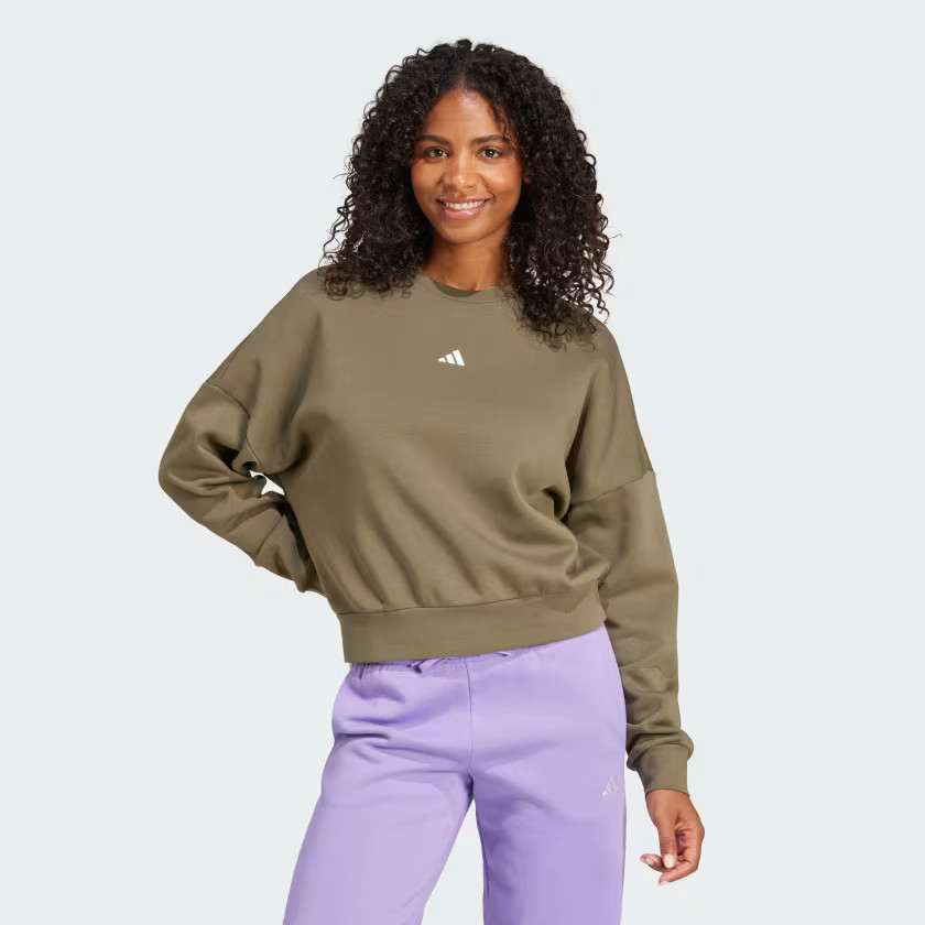 Essentials Small Logo Feelcozy Sweatshirt | adidas (US)