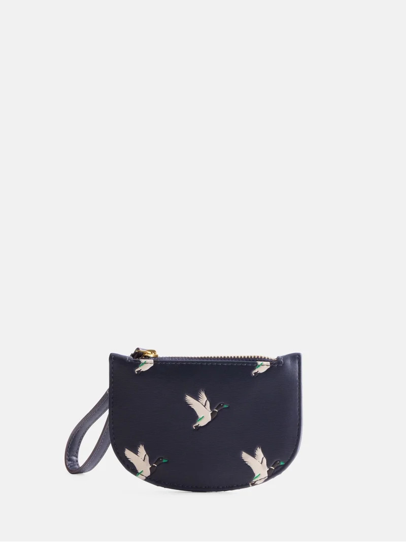 Free Assembly Women's Wristlet Wallet, Navy Print | Walmart (US)