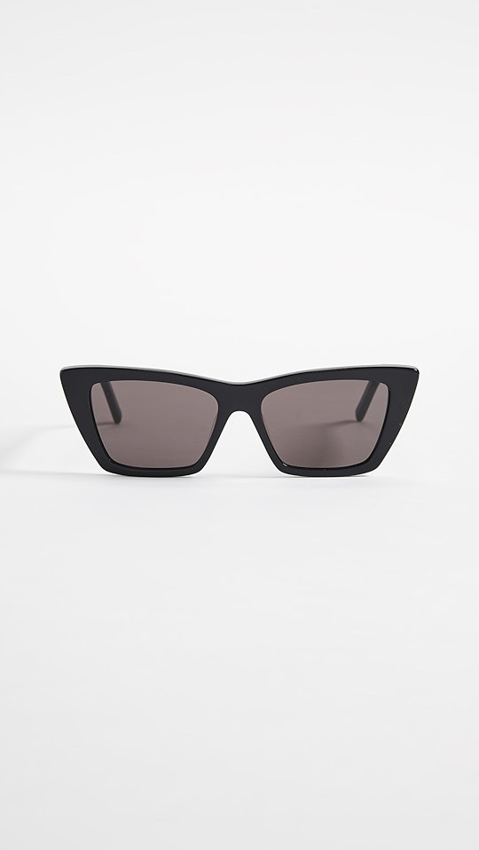 Saint Laurent Narrow Cat Eye Sunglasses | SHOPBOP | Shopbop